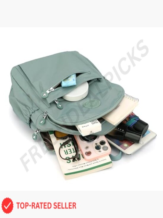 Mini Nylon Backpack Casual Lightweight Travel Daypack 11L Adjustable Straps